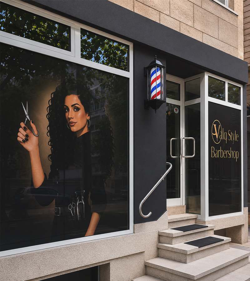 Valq Style Barbershop — Перник фасада